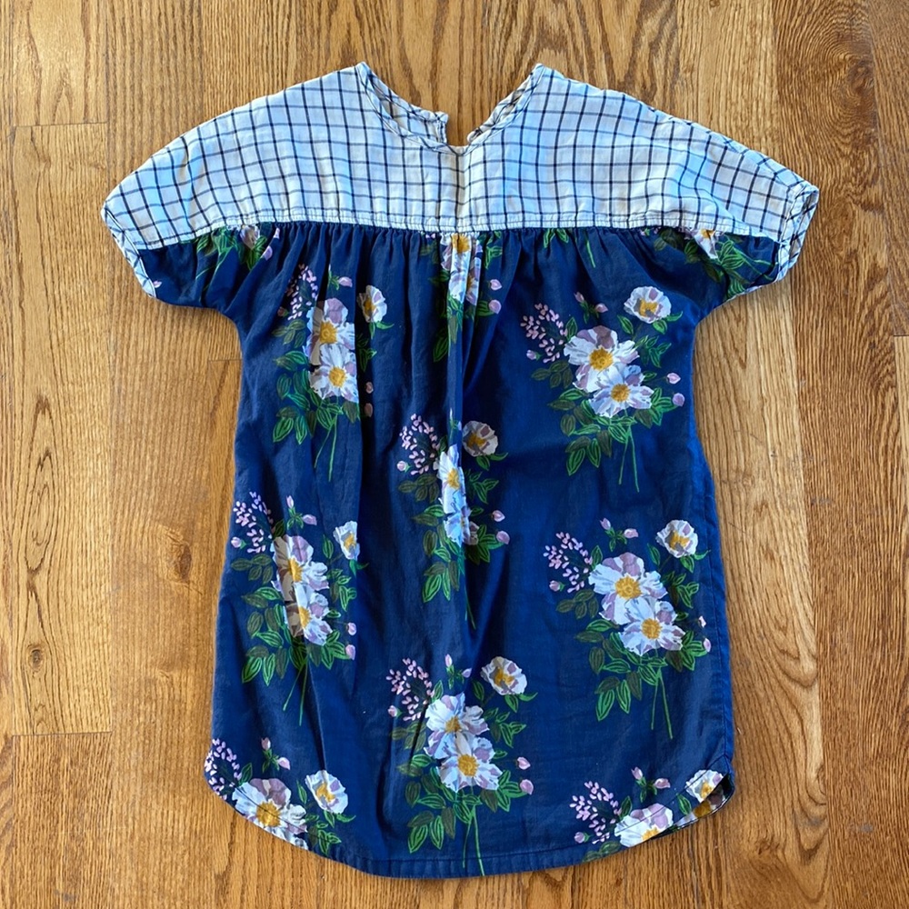 Pink chicken flora shirt tunic dress, 8